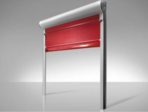 Yüksek Hızlı PVC Hızlı Kepenk Roll Up Kapılar Yüksek Etkili 900 / 800N Yırtılma Mukavemeti